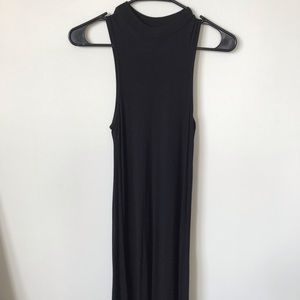 Black Ribbed Dress